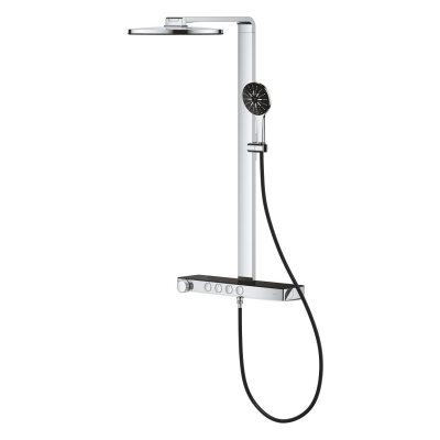 GroheRSH Aqua SmartControl Termostatik Duş Seti (Krom-Siyah) - 4