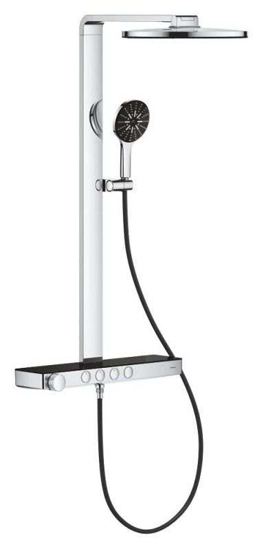 GroheRSH Aqua SmartControl Termostatik Duş Seti (Krom-Siyah) - 1