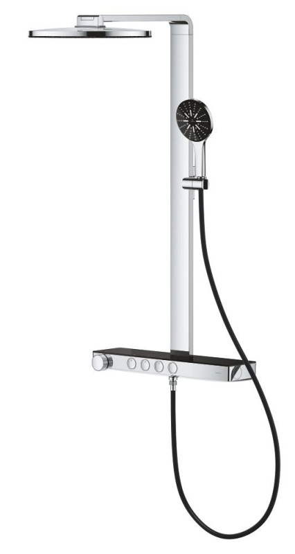 GroheRSH Aqua SmartControl Termostatik Duş Seti (Krom-Siyah) - 3