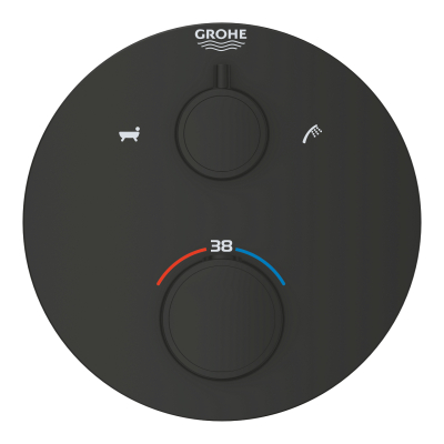 Grohtherm Çift yönlü ankastre termostatik banyo bataryası - 1022102430 - 2