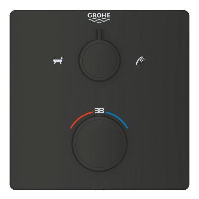 Grohtherm Çift Yönlü Ankastre Termostatik Banyo Bataryası - 1022112430 - 2