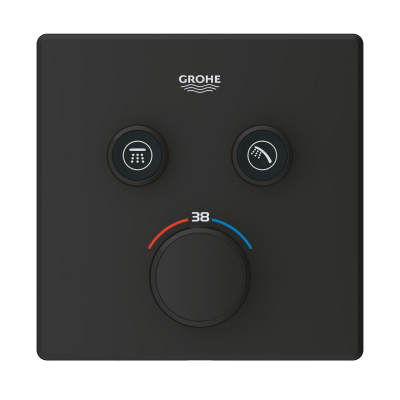 Grohtherm SmartControl Çift valfli akış kontrollü, ankastre termostatik duş bataryası - 102166KF00 - 1