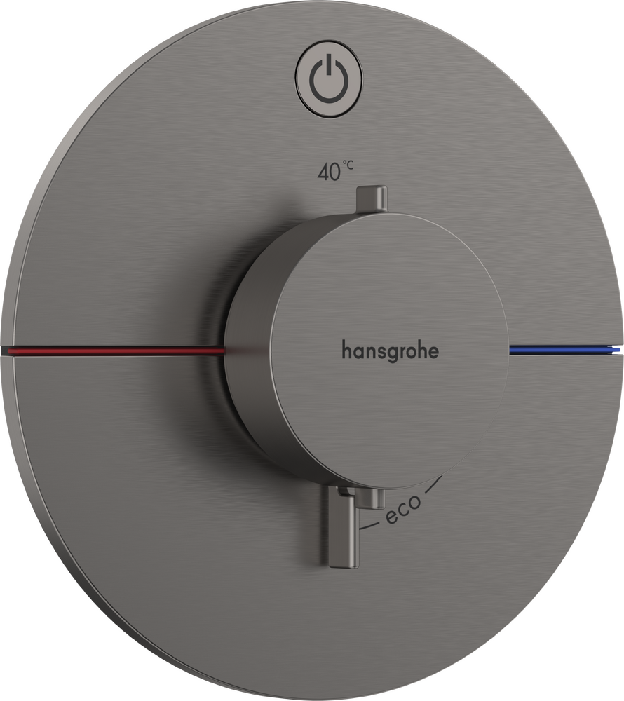 Hansgrohe 1 işlevli ankastre kurulum için RainSelect Comfort S Termostat - 15553340 - 1