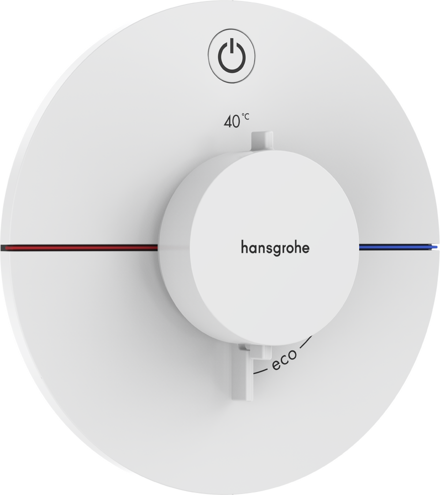 Hansgrohe 1 işlevli ankastre kurulum için RainSelect Comfort S Termostat - 15553700 - 1