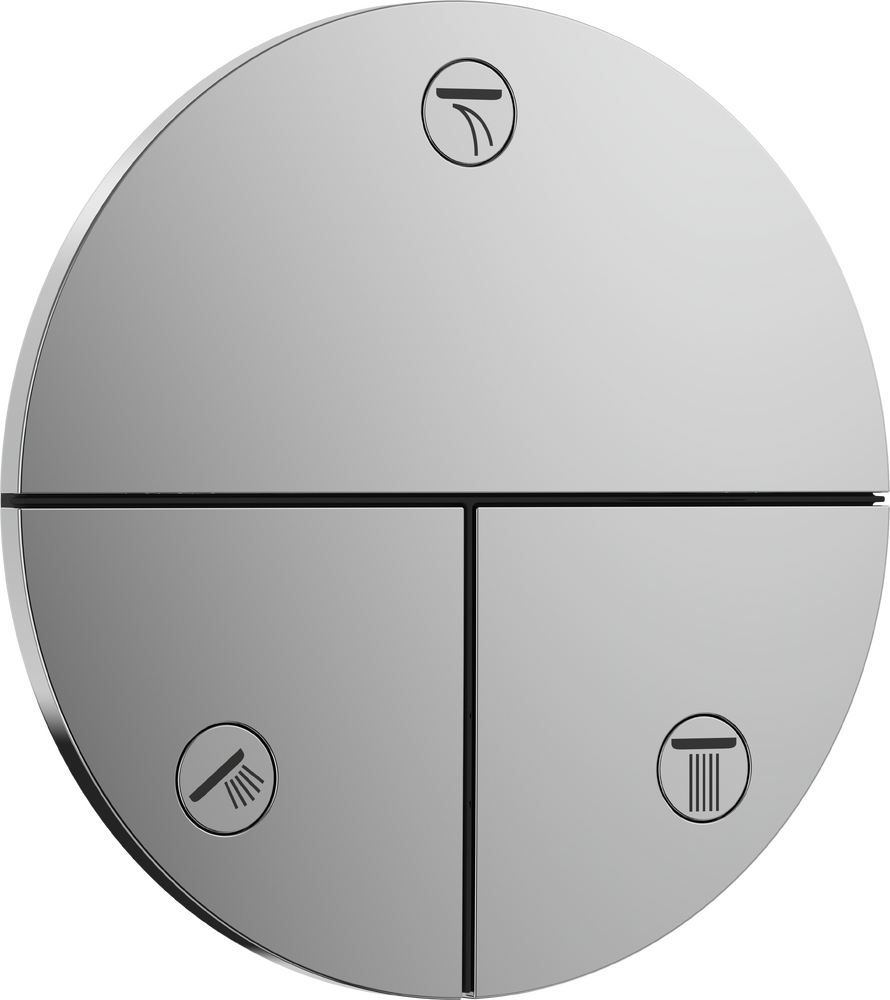 Hansgrohe 3 fonksiyona yönelik ankastre montaja yönelik RainSelect Comfort S Vana - 15558000 - 2
