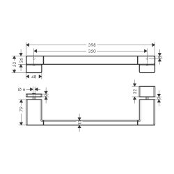 HansGrohe Addstoris Duş Kapı Kolu - 41759140 - 2