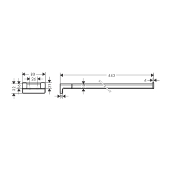 HansGrohe Addstoris Havluluk - 41770340 - 2