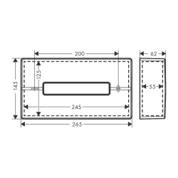 HansGrohe Addstoris Mendil Kutusu - 41774000 - 2