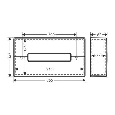 HansGrohe Addstoris Mendil Kutusu - 41774000 - 2