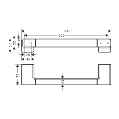 HansGrohe Addstoris Tutunma Barı - 41744140 - 2