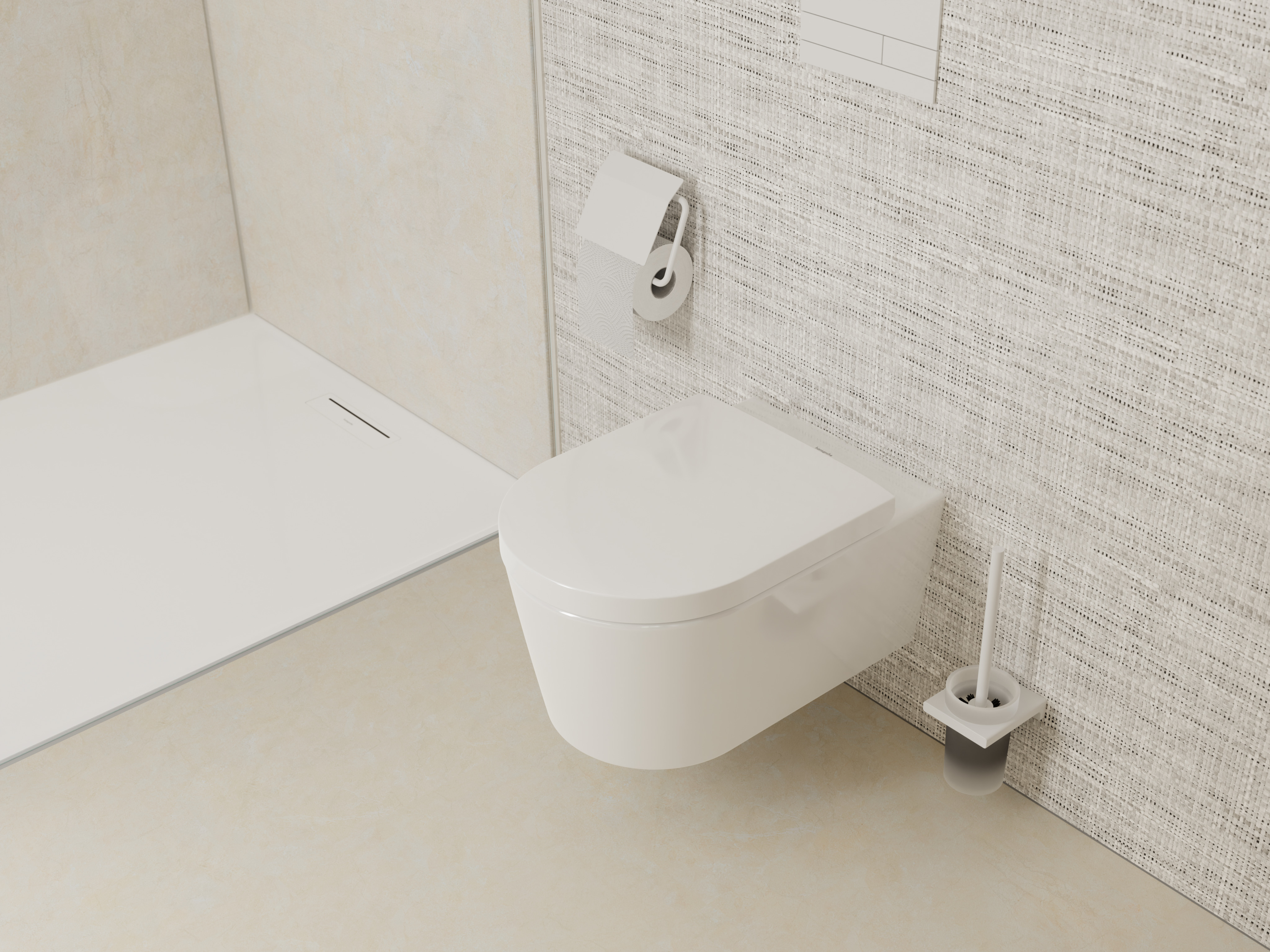 HansGrohe Addstoris Tuvalet Kağıtlığı - 41753700 - 4