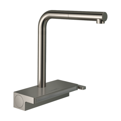 HansGrohe Aquno Select M81 Tek Kollu Eviye Bataryası 250 Çekilebilir Gaga, 2Jet, Sbox - 73830800 - 1