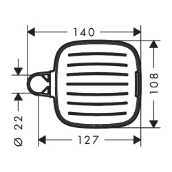 HansGrohe Casetta Sabunluk E - 26519000 - 2