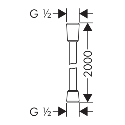 HansGrohe Comfortflex Duş Hortumu 200 Cm - 28169000 - 2