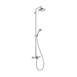 HansGrohe Croma Duş Kolonu 220 1 Jet, Banyo Termostatı İle - 27223000 - 1