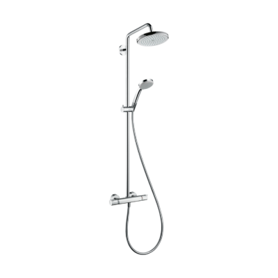 HansGrohe Croma Duş Kolonu 220 1 Jet, Ecosmart. 9 Lt/Dk, Termostat İle - 27188000 - 1