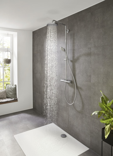 HansGrohe Croma Duş Kolonu 220 1 Jet, Ecosmart. 9 Lt/Dk, Termostat İle - 27188000 - 6