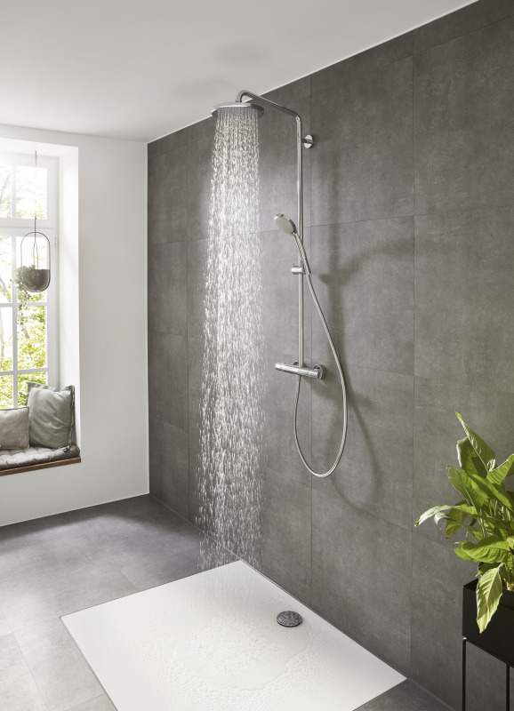 HansGrohe Croma Duş Kolonu 220 1 Jet, Ecosmart. 9 Lt/Dk, Termostat İle - 27188000 - 6