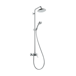 HansGrohe Croma Duş Kolonu 220 1 Jet, Tek Kollu Batarya İle - 27222000 - HANSGROHE