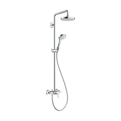 HansGrohe Croma Select S Duş Kolonu 180 2 Jet, Tek Kollu Batarya İle - 27255400 - 1