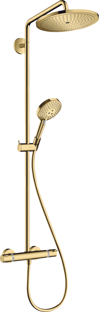 HansGrohe Croma Select S Duş Kolonu 280 1Jet Ecosmart 9L/Dk. Termostat Ve Raindance Select S 120 3Jet El Duşu İle - 26891990 - 1