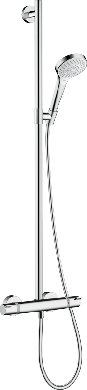 HansGrohe Croma Select S Semipipe Multi, Termostat İle - 27247400 - 1