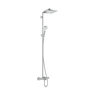 HansGrohe Crometta E Duş Kolonu 240 1 Jet, Banyo Termostatı İle - 27298000 - 1