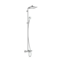 HansGrohe Crometta E Duş Kolonu 240 1 Jet, Banyo Termostatı İle - 27298000 - 1