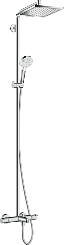 HansGrohe Crometta E Duş Kolonu 240 1 Jet, Banyo Termostatı İle - 27298000 - 1