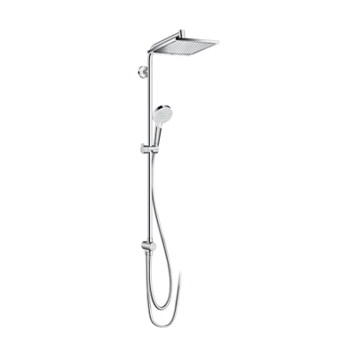 HansGrohe Crometta E Duş Kolonu 240 1 Jet, Ecosmart, 9 Lt/Dk, Reno - 27289000 - 1