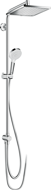 HansGrohe Crometta E Duş Kolonu 240 1 Jet, Ecosmart, 9 Lt/Dk, Reno - 27289000 - 1