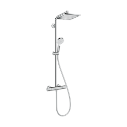 HansGrohe Crometta E Duş Kolonu 240 1 Jet, Ecosmart, Termostat İle - 27281000 - HANSGROHE