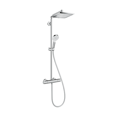 HansGrohe Crometta E Duş Kolonu 240 1 Jet, Ecosmart, Termostat İle - 27281000 - 1