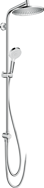 HansGrohe Crometta S Duş Kolonu 240 1 Jet, Ecosmart, 9 Lt/Dk, Reno - 27270000 - 1