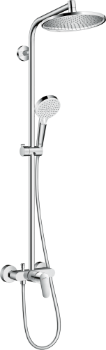 HansGrohe Crometta S Duş Kolonu 240 1 Jet, Tek Kollu Batarya İle - 27269000 - HANSGROHE