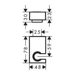 HansGrohe Duş Askısı Porter E - 28387000 - 2