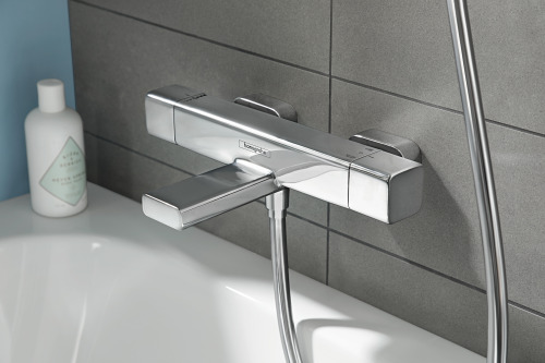 HansGrohe Ecostat E Termostatik Banyo Bataryası, Aplike - 15774000 - 2