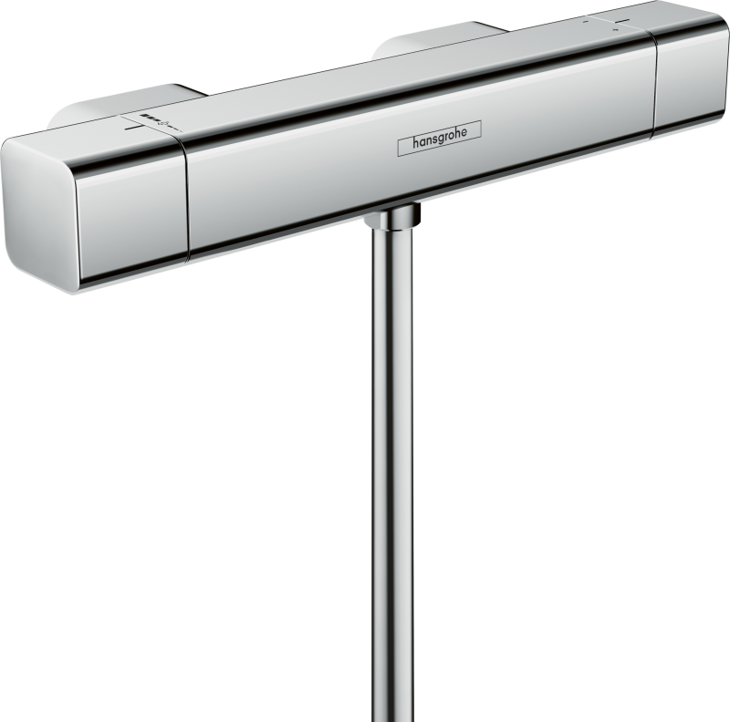HansGrohe Ecostat E Termostatik Duş Bataryası, Aplike - 15773000 - 1