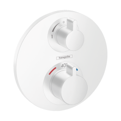 HansGrohe Ecostat S Termostat Ankastre Montaj, 2 Çıkış İçin - 15758700 - HANSGROHE