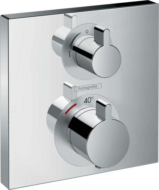 HansGrohe Ecostat Square Termostat Ankastre Montaj, 1 Çıkış İçin - 15712000 - 1