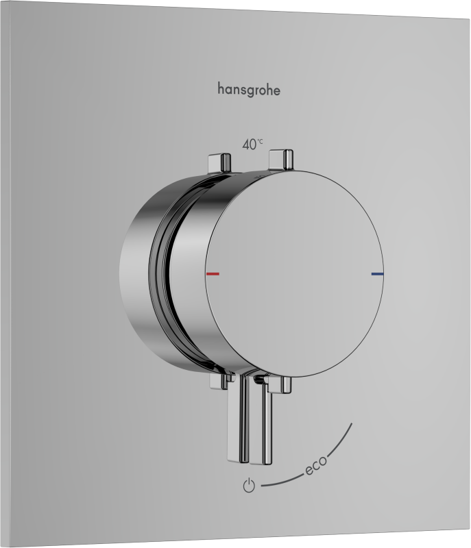 HansGrohe Ecostat Square Termostat Ankastre Montaj, 1 Çıkış İçin - 15712000 - 2