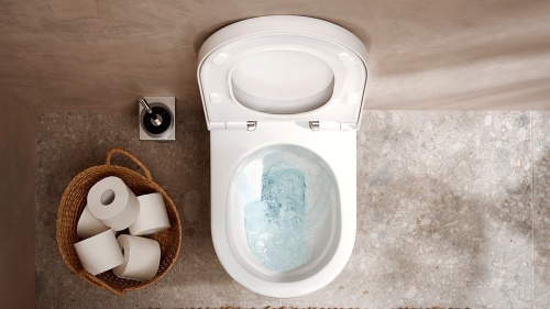Hansgrohe EluPura S WC Komple Set, iFrame üniversal gömme rezervuar ve iFrame Element E gömme rezervuar paneliyle birlikte - 60303140 - 3