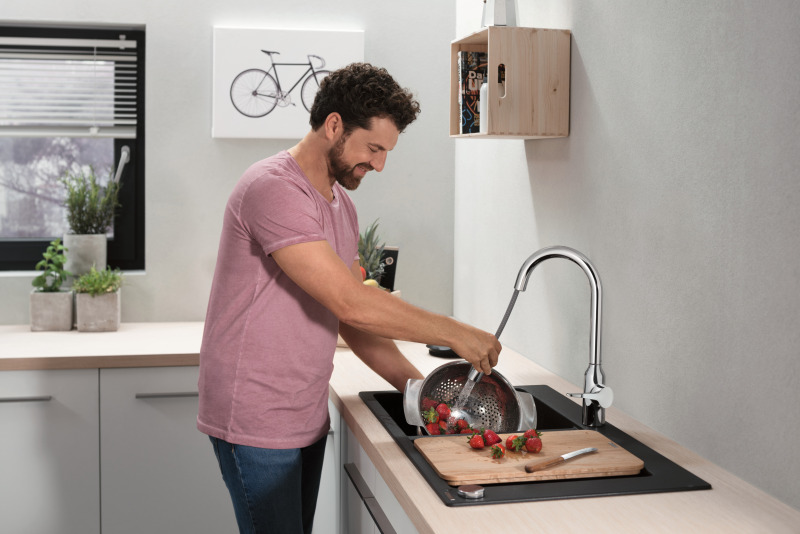 HansGrohe F16 Kesme Tahtası, Meşe - 40961000 - 2