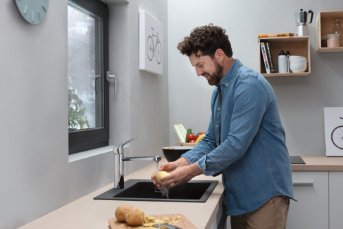 HansGrohe F16 Kesme Tahtası, Meşe - 40961000 - 6
