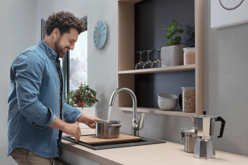 HansGrohe F16 Kesme Tahtası, Meşe - 40961000 - 7
