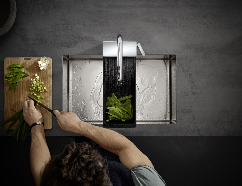 HansGrohe F16 Kesme Tahtası, Meşe - 40961000 - 9