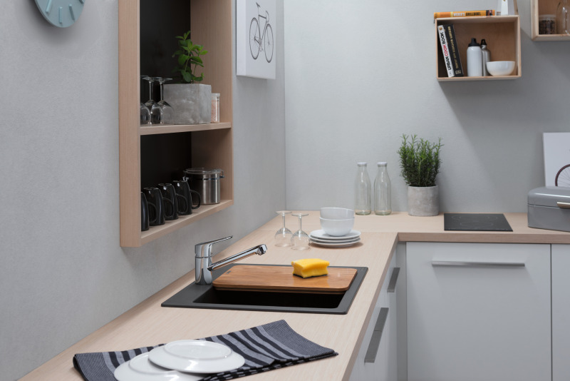 HansGrohe F16 Kesme Tahtası, Meşe - 40961000 - 10
