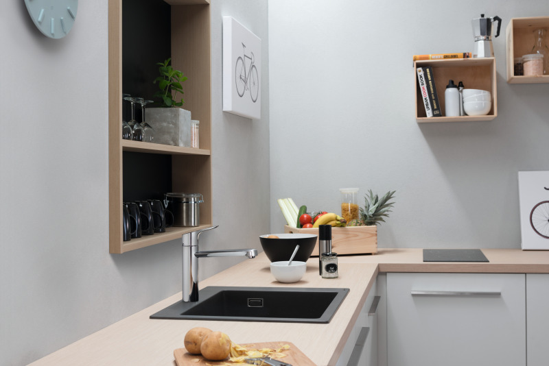 HansGrohe F16 Kesme Tahtası, Meşe - 40961000 - 11