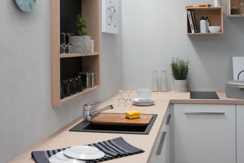 HansGrohe F16 Kesme Tahtası, Meşe - 40961000 - 13