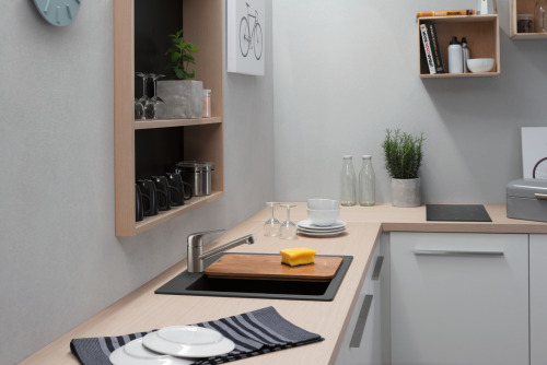 HansGrohe F16 Kesme Tahtası, Meşe - 40961000 - 14